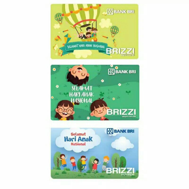 BRIZZI BRI dengan Thema HARI ANAK NASIONAL /Like eMoney eTOLL Tapcash or Flazz