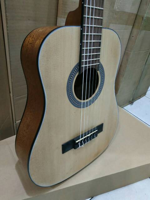 Gitar Classic Nylon Brown Merk Cowboy Original Ukuran 3/4 GW-39 NA Murah Jakarta Garansi