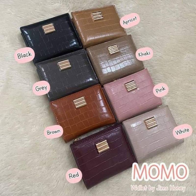 Momo wallet / Momo Plus Wallet Dompet Lipat Jims Honey