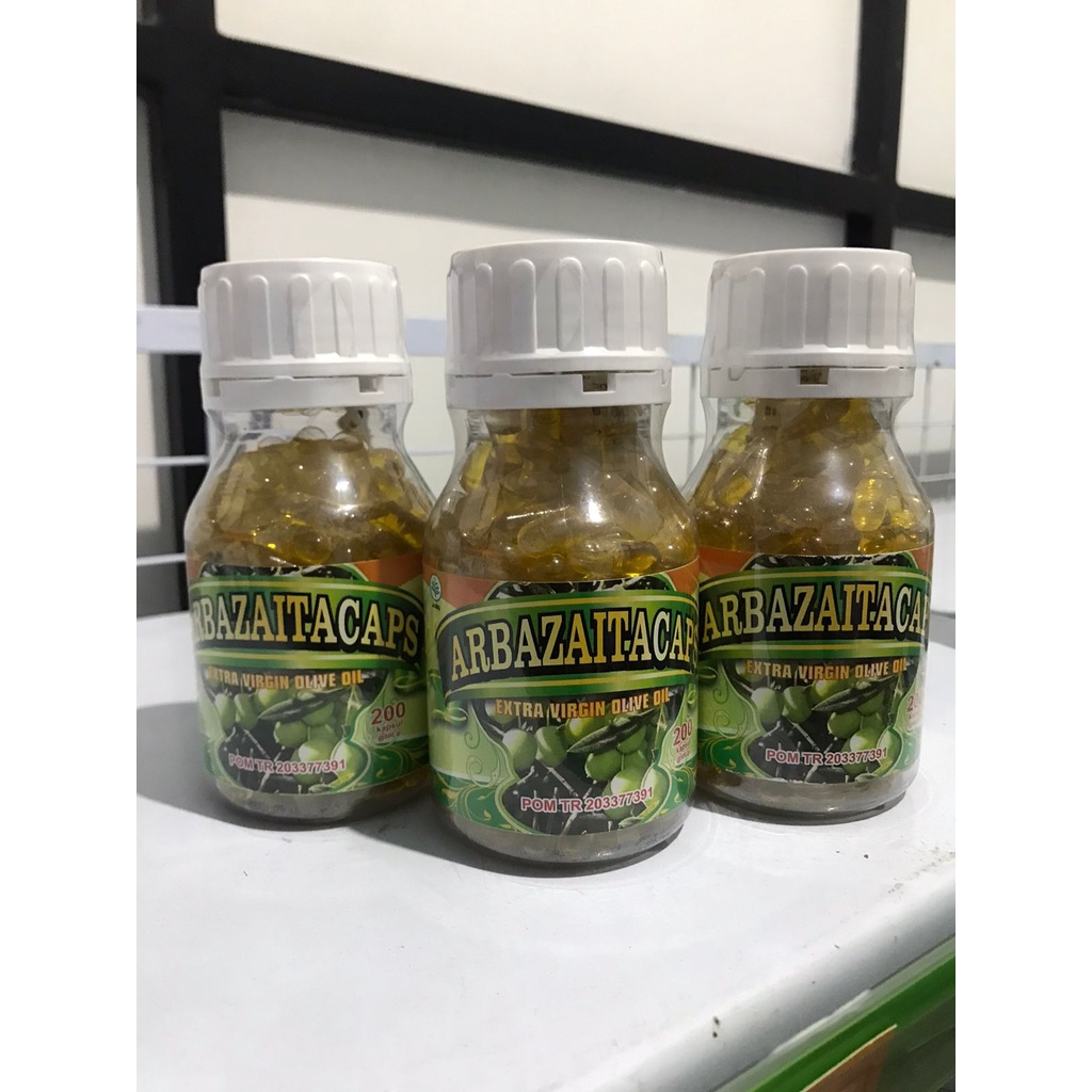 OLIVE OIL Extra Virgin Arbazaitacaps Solusi Penurun Tekanan Darah Tinggi Isi 200 Kapsul ORIGINAL