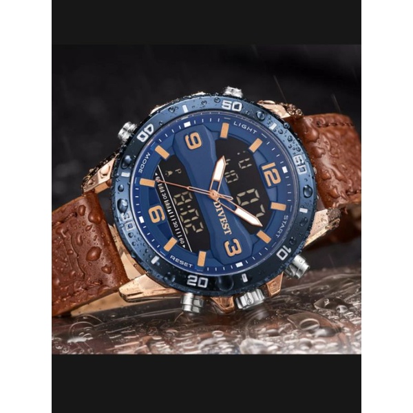 DIVEST Jam Tangan Pria Kuarsa Led Digital Arloji - Jam Tangan Pria Divest