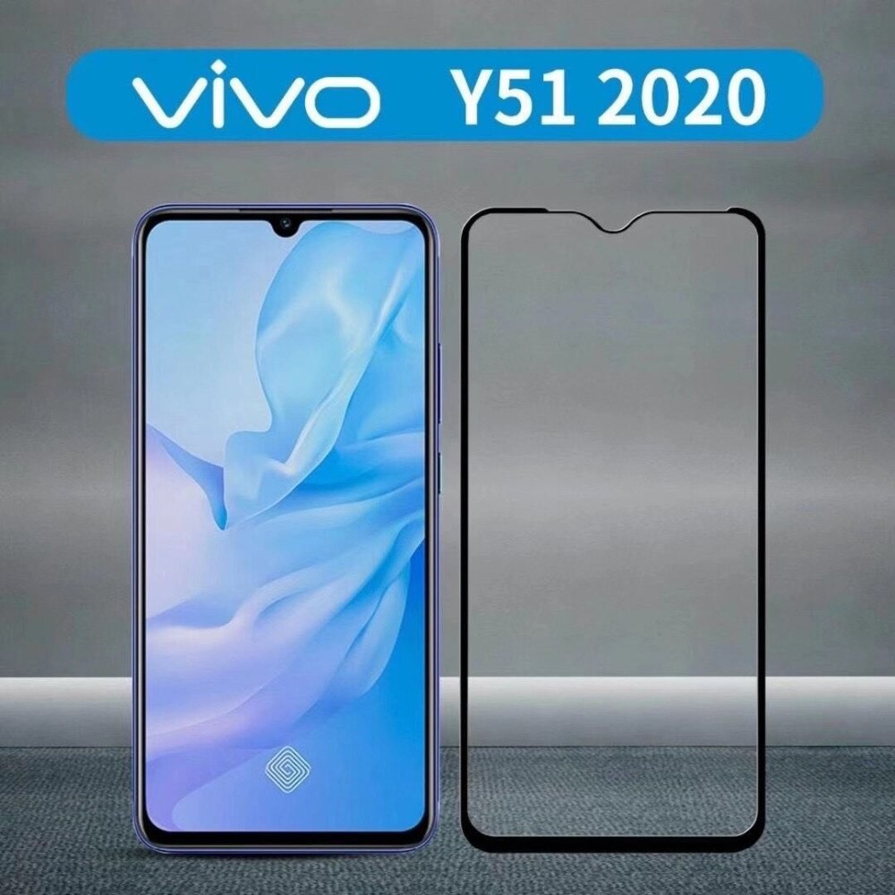 Full Screen Tempered Glass Vivo Y51 Y51a Y53s Screen Guard
