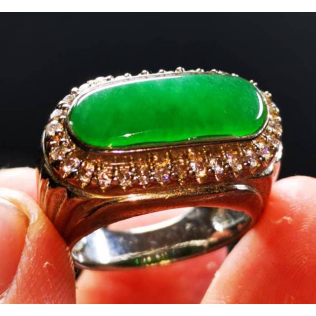 Batu natural giok burma type b super crystal