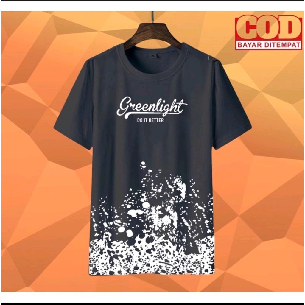 KAOS PRIA DEWASA EDISI TAHUN BARU/KAOS PRIA DEWASA MOTIF HURUF/KAOS HARGA MURAH-Abu Tua