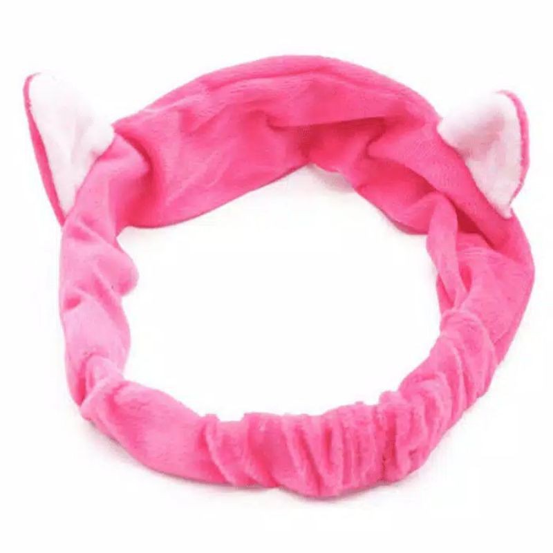 Bando Kucing Bandana Bludru Masker Mandi Cuci Handuk Headband Hat Cat Bando Mandi