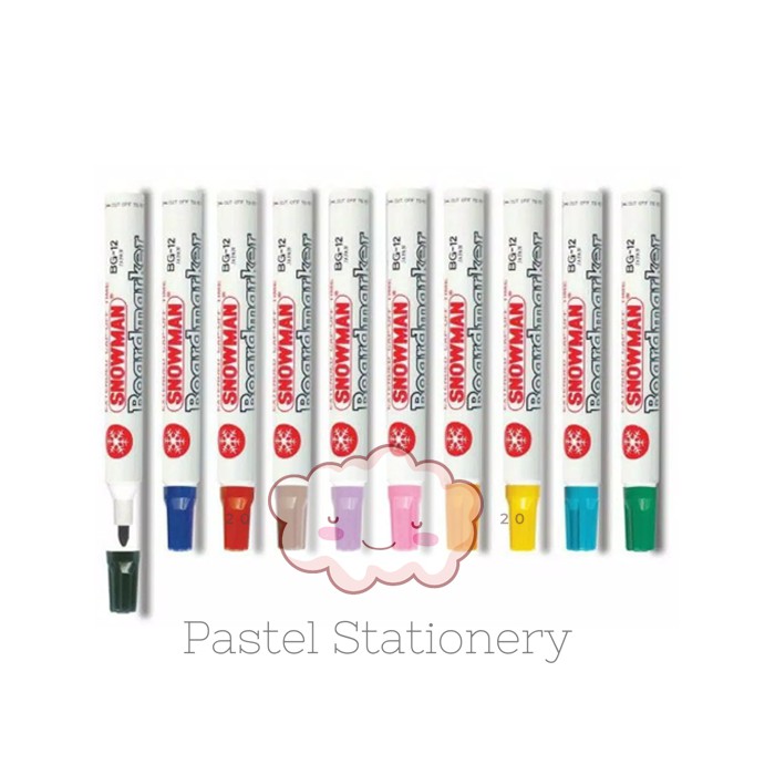 

Spidol Whiteboard Snowman Board Marker BG-12