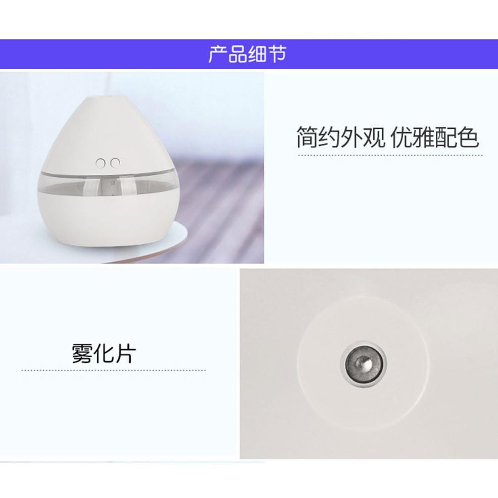 Taffware Aromatherapy Air Humidifier Night Light Marble 300ml Humi H296 White INT503 Grab Medan