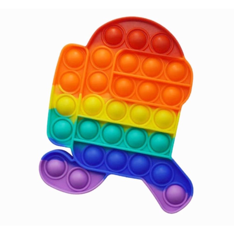 mainan pop it fidget toy shapes mainan penghilang stress anak-2