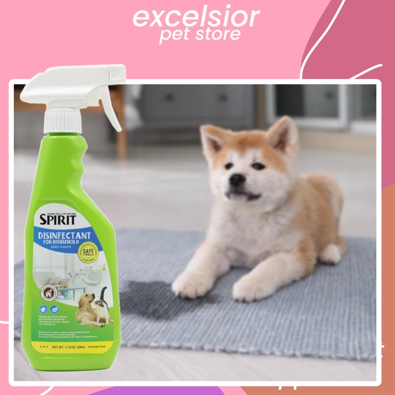 Disinfektan kandang anjing kucing / Disinfectant urine odor remover - Spirit 500 ml