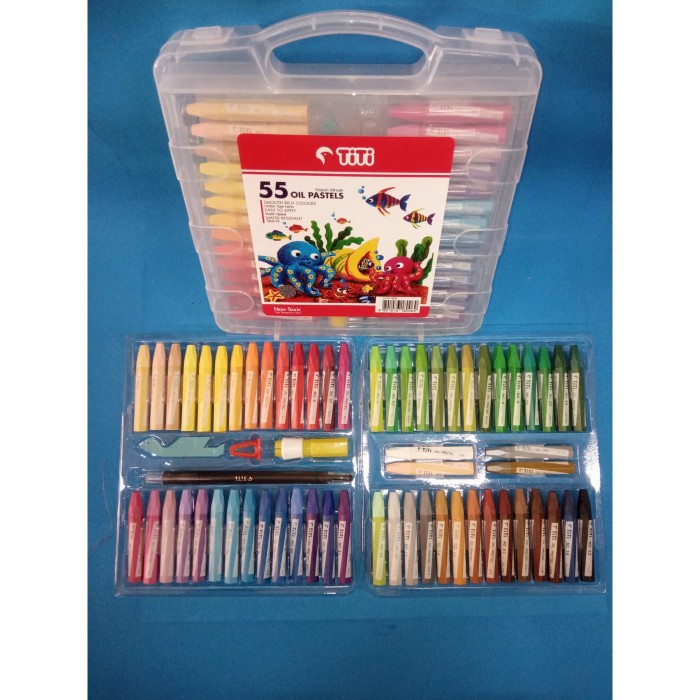 

Berkualitas Crayon Titi Joyko 55 Warna Gilaa!!!