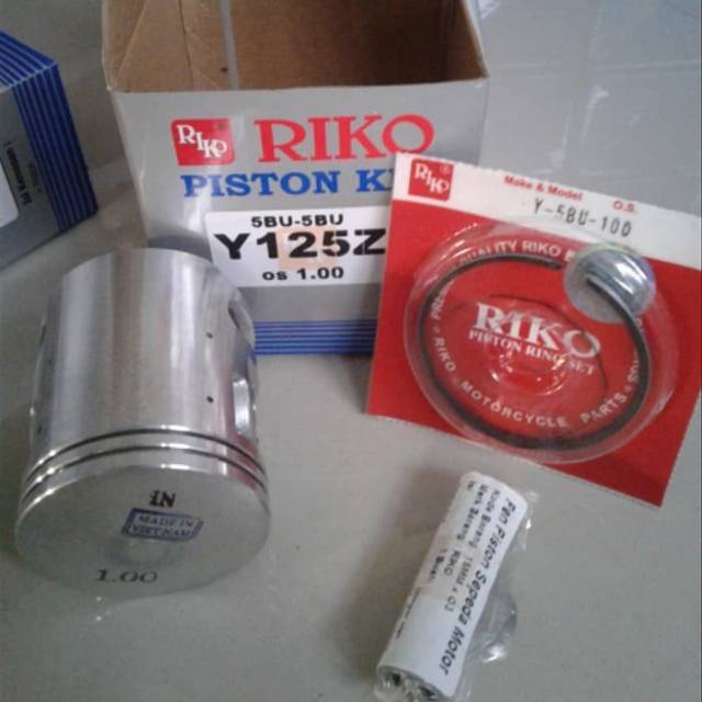 PISTON KIT Y 125 Z/SEHER SET RING YAMAHA Y-125Z Y125Z Y 125Z Y 125 Z/Y-125Z OS/OVER SIZE STANDAR STD