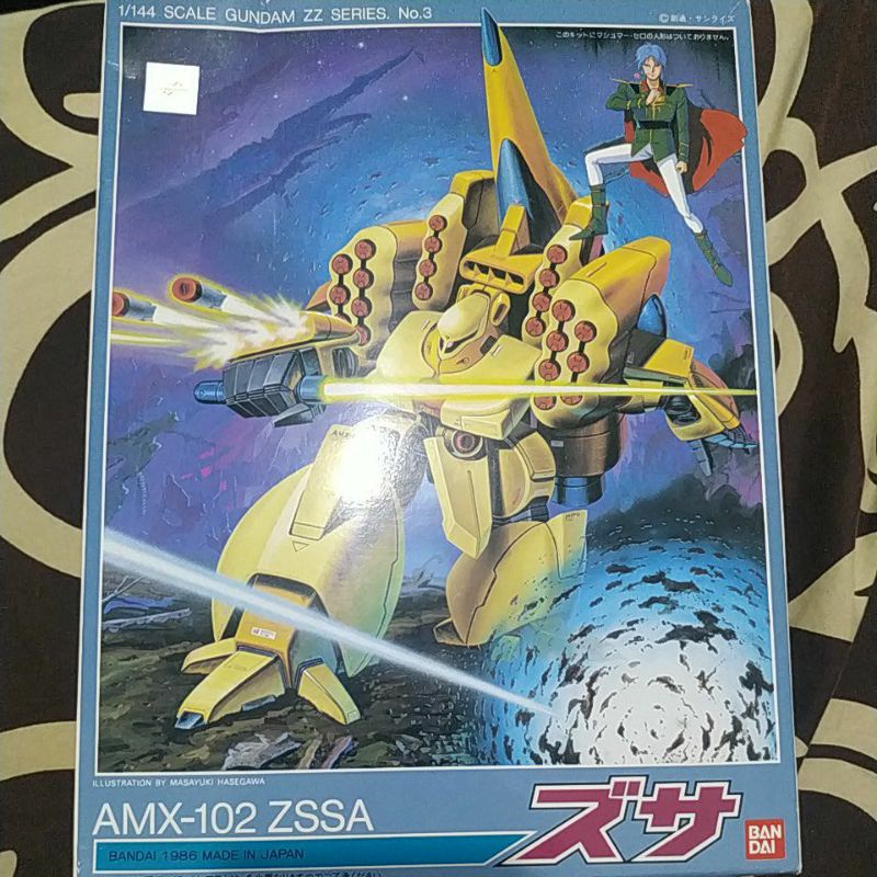 gundam amx 102 zssa 1/144 model kit bandai