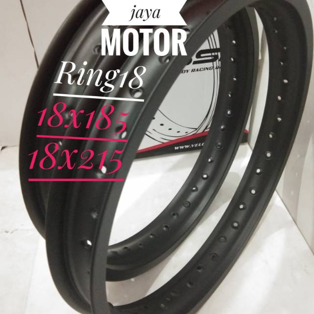 Paket Velg Rossi 18x185 - 18x215 - Ring18 Depan Belakang Untuk Semua Motor