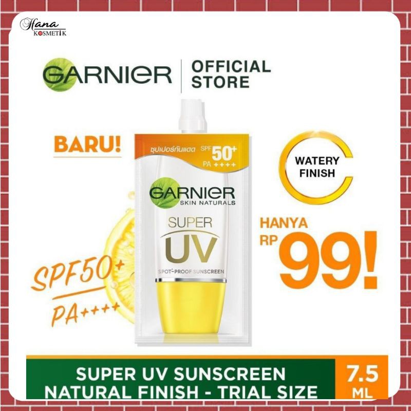 [GARNIER] SUPER UV SUNSCREEN SPF 50+ PA SACHET 7 ML