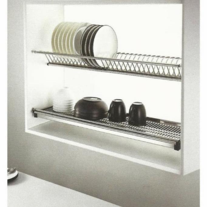 RAK PIRING KABIHET 60 CM STAINLESS / RAK PIRING STAINLESS KABINET 60CM SDG5145GBF