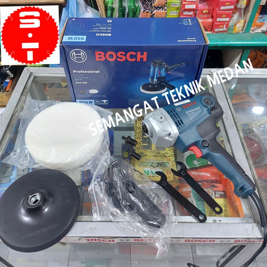 GPO950 MESIN POLES POLISHER POLISH MOBIL MODEL BOR 7" BOSCH GPO 950