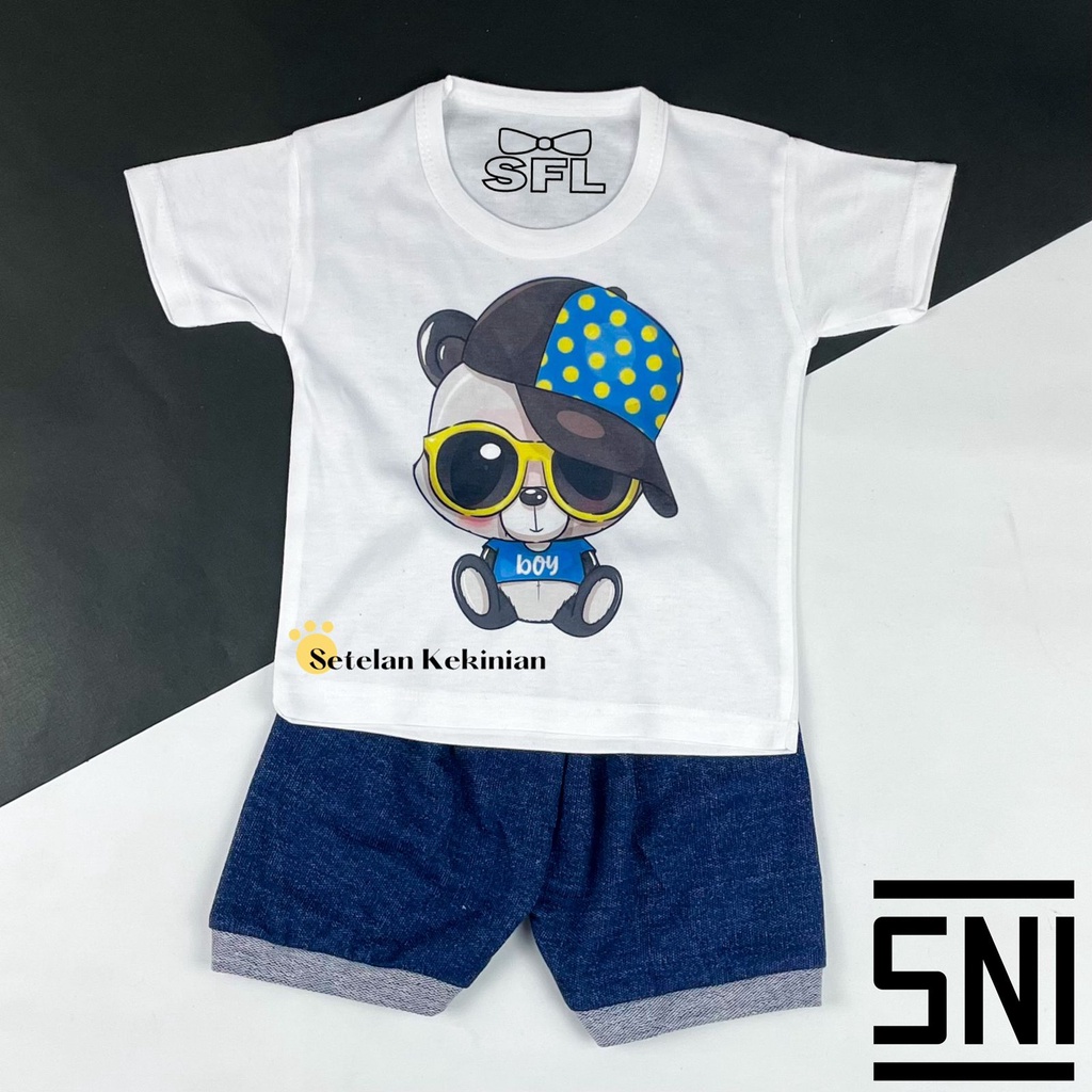 [SK] Set Anak Laki Laki Setelan Bayi Cowok 6bln_12bln Baby Boy Trendy Kekinian Set Anak Cowok Grosir