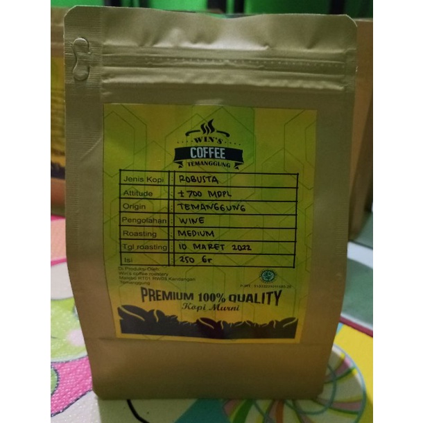 

Robusta Wine 250 gram premium