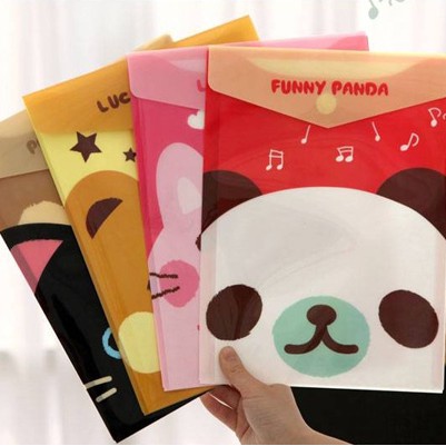 

Korean Stationary Nixnox Amplop File Funny Panda Vertical