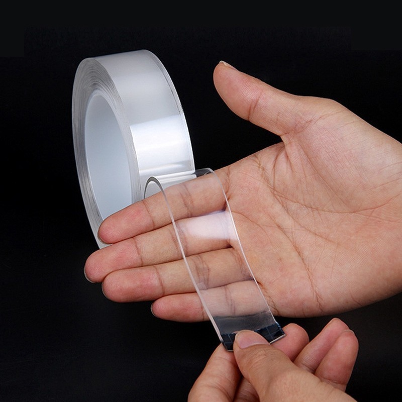 

NANO TAPE 3 M X 2MM Double Sided Waterproof Washable Transparan Bening