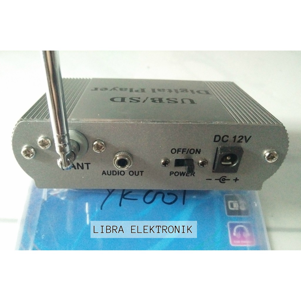 Ampli USB MP3 Player Plus Display FM Radio Dan Remot