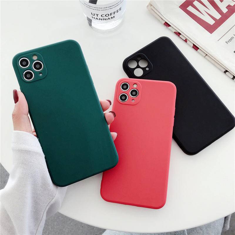 Soft Case TPU Warna Permen Polos Cover iPhone 13 12 11 Pro MAX Mini X XS MAX XR Se 2022 2020 6 6S 7 8 Plus