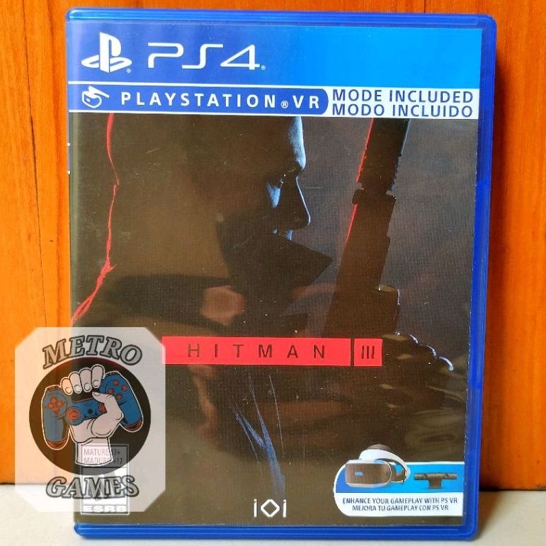 Hitman 3 PS4 Kaset Hit Man III Playstation PS 4 5 CD BD Game Games Hitman Agent Jamesbond 007 Agen petualangan original asli sony mainan gim tembak rpg ori 2 1 definitive definitiv