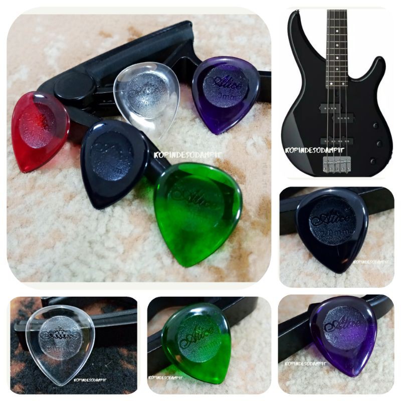 PICK GITAR BASS TEBAL 2MM