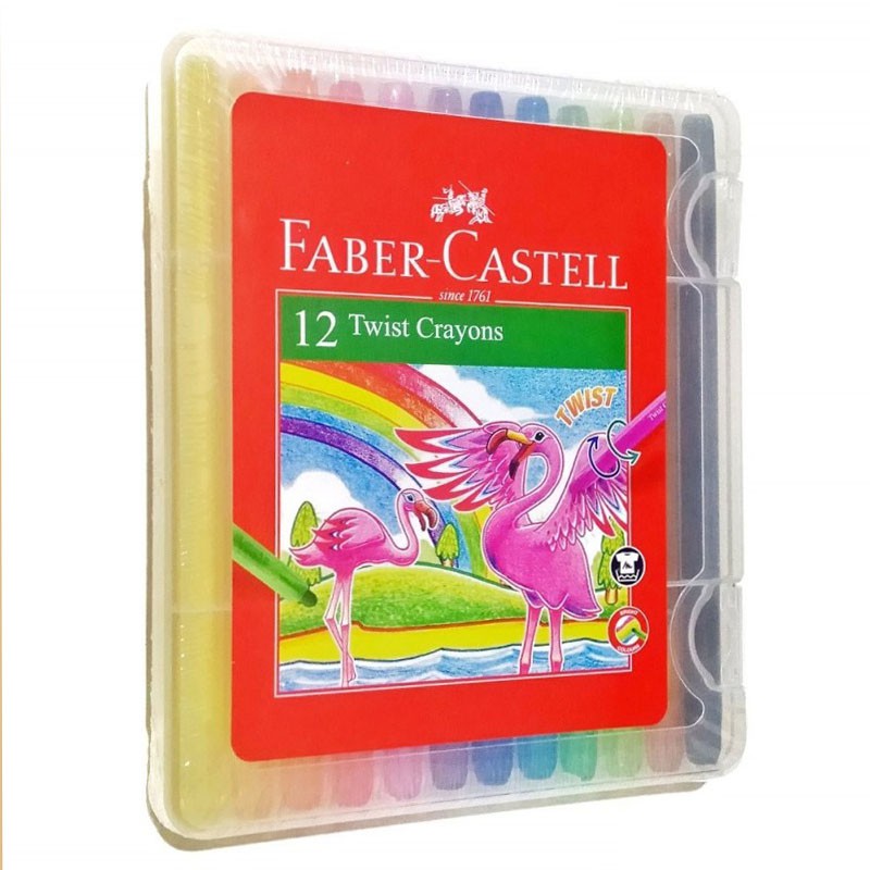 

Faber Castell Twist Crayon Krayon Putar 12 Warna