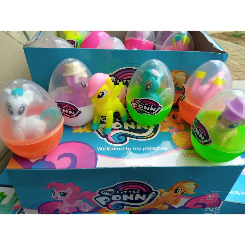 mainan little ponny atau kuda Pony egg surprise