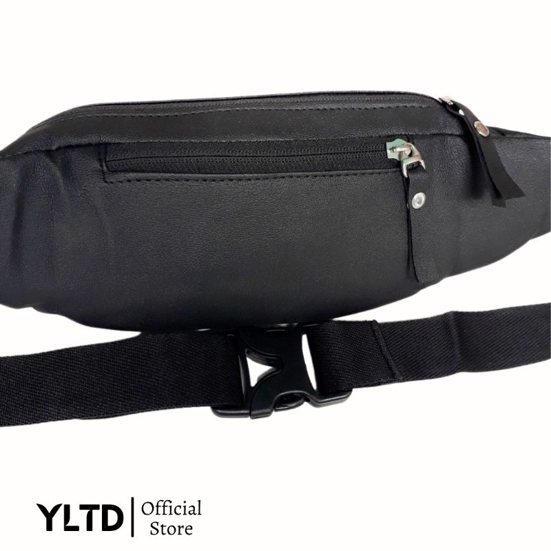 Rancis Jaya - Waistbag YLTD Bahan Kulit Sintetis Anti Air | Tas Selempang Ferari Unisex Waterproof