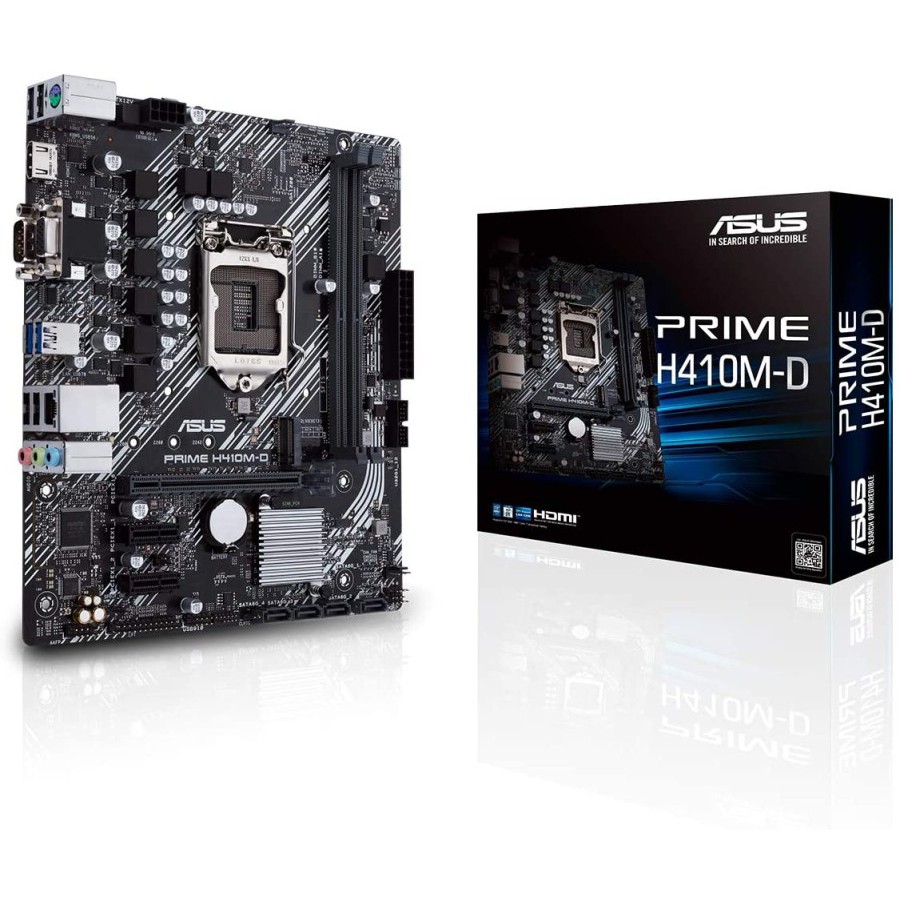 MOTHERBOARD ASUS PRIME H410M-D (Intel LGA 1200. Gen 10)