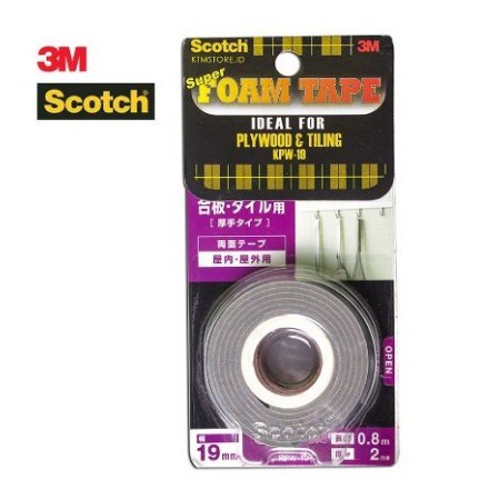 3M Scotch Double Tape Super Strong Plywood KPW-19