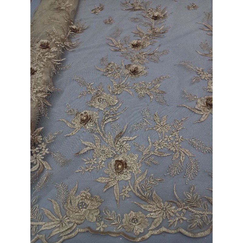 Kain Tille Bordir 3D