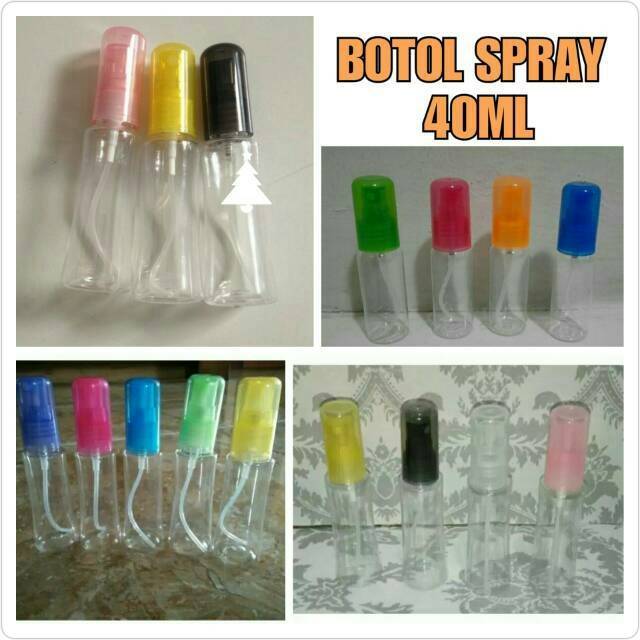 Botol spray plastik ukuran 40ml