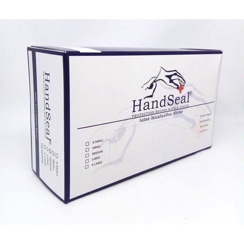 Sarung Tangan MEDIS Handscun HANDSCOON SAFE GLOVE SafeGlove Latex per 100pcs