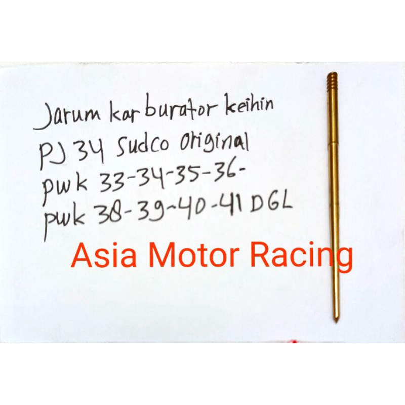 jarum karburator keihin pj 34 sudco pwk 33 pwk 34 pwk 35 pwk 36 pwk 38 pwk 39 pwk 40 41 pwk 42 DGL