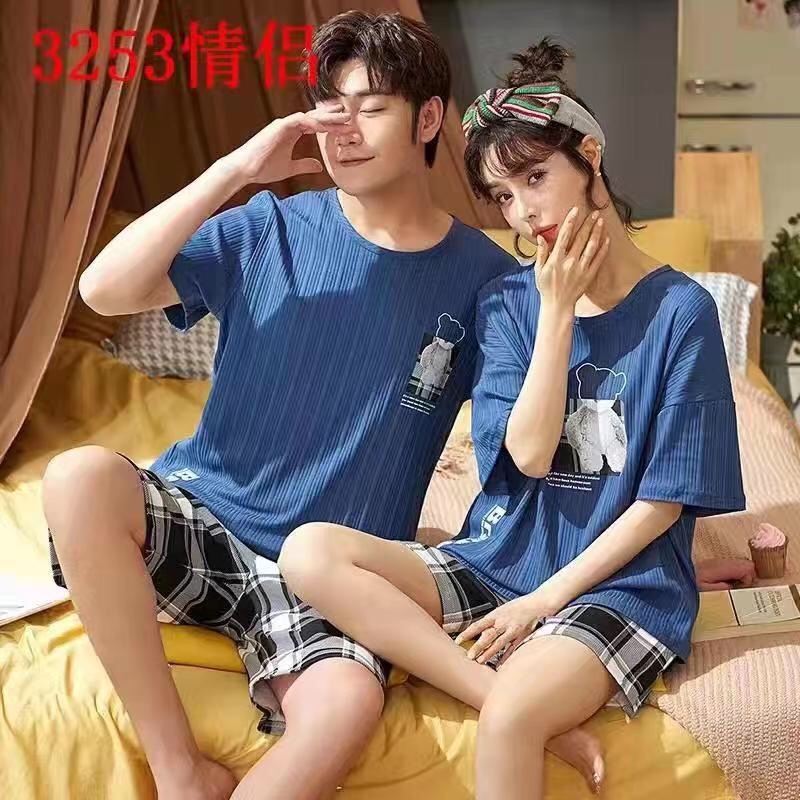 Couple Homewear Hotpant Katun import