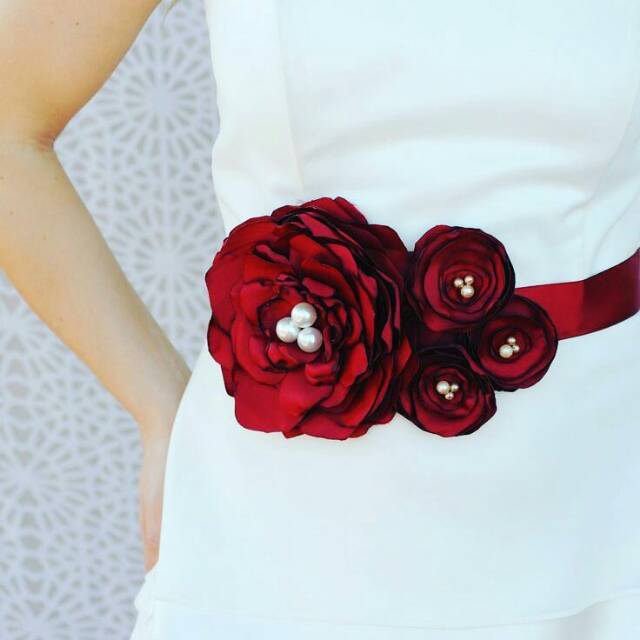 Belt 19 Gaun pesta / Hiasan kebaya / ikat pinggang pengantin wanita