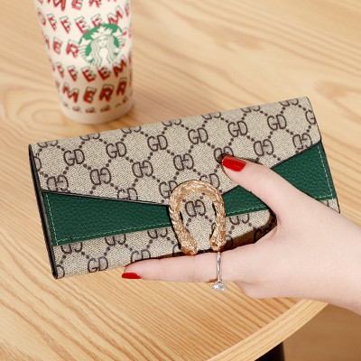 Promo Dompet Wanita Simple Panjang Murah Berkualitas Dompet Cantik Import / Women's Long Horizontal Square Wallet