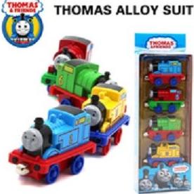 DIE CAST THOMAS AND FRIENDS BESI MAGNET ISI 4 PCS