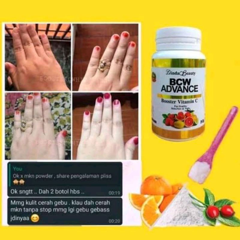 BCW ADVANCE BOOSTER C WHITENING ORIGINAL DINDA BEAUTY