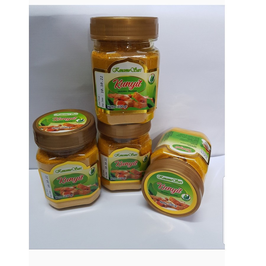 

Kunyit Bubuk Serbuk Organik 100 gr Kencono Sari Obat Liver Hati