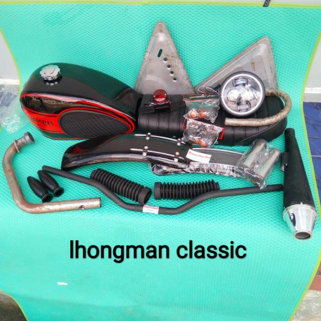 Sepaket body Japstyle tangki Japstyle  Tengki custom bonus spion