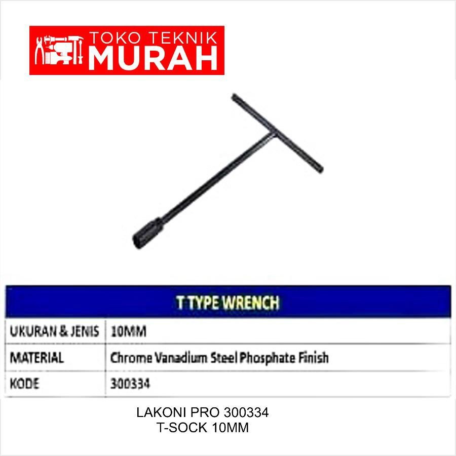 Lakoni Pro 300333 Kunci T 8mm T-Type Wrench 8 mm