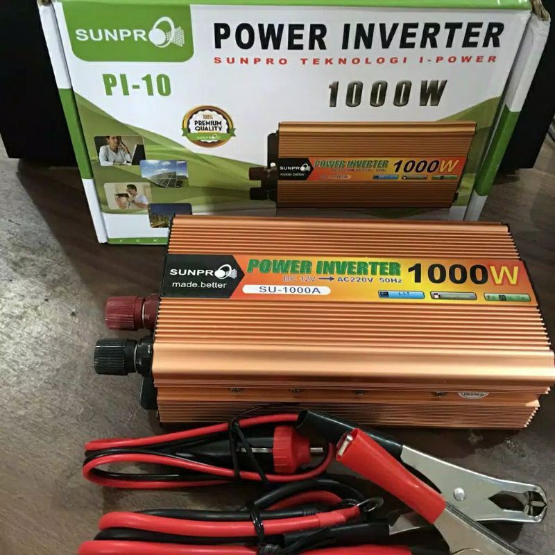 COD POWER INVERTER SUNPRO 1000W 12V-24V//INVERTER SUNPRO SDA-1000W