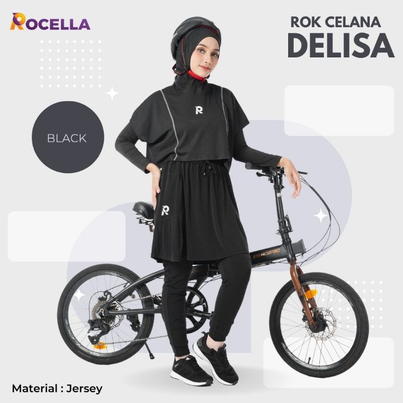 ROK CELANA OLAHRAGA DELISA &amp; DEVANA • HIJAB GLORIA • VALENCIA • ROCELLA