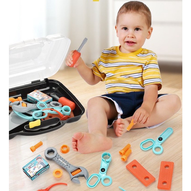 Mainan Anak Ez Tool Box Tools Set Mainan Edukasi Anak Tools Koper Mika