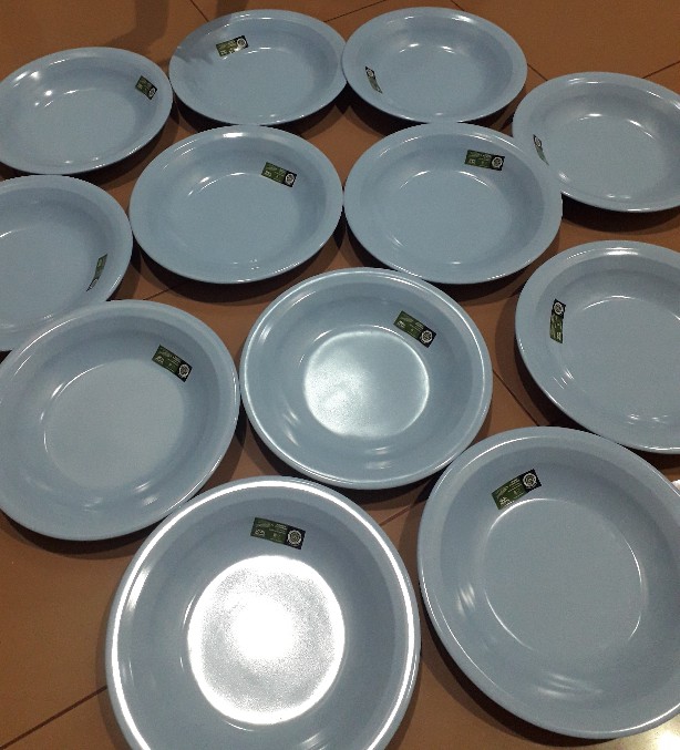 Piring Melamin Golden Flying Fish 0901