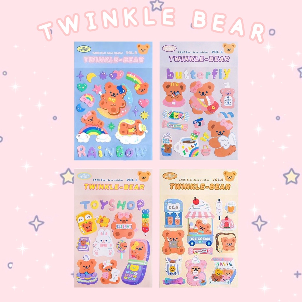 

STICKER MILKJOY TWINKLE BEAR VOL. 6-9